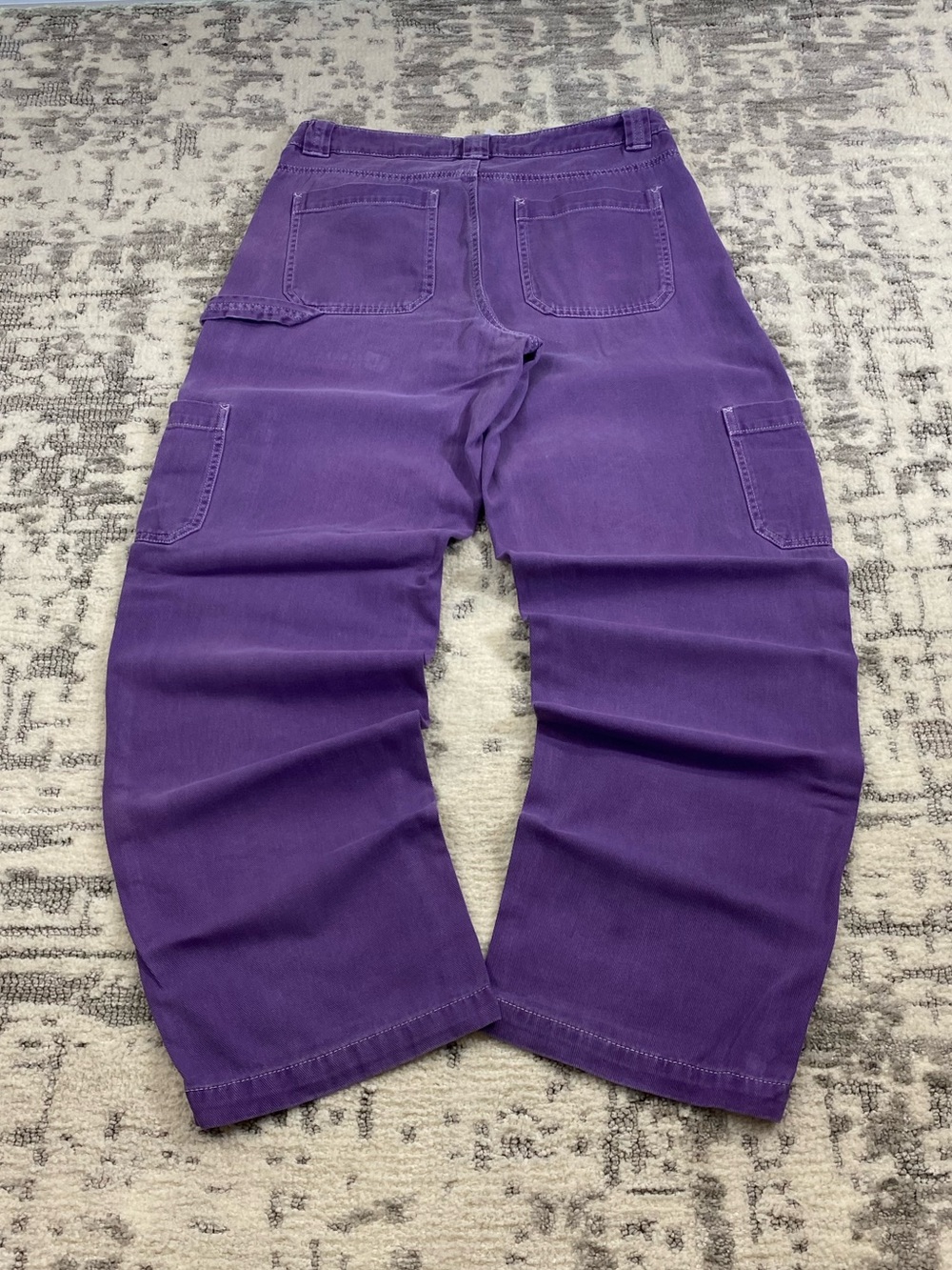 Purple Garage Baggy Pants